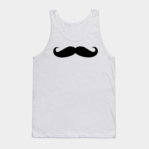 Mustache Tank Top by ghjura